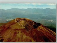 Napoli Der zentrale Krater des Vesuv Vulkan Foto AK