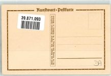 sign. von Menzel, Adolf Mann wischt mit Laub das Blut vom Schwert Nr. 75 Kunstwart Postkarte Künstlerkarte