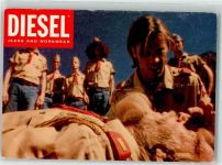Diesel Jeans and Workwear Pfadfinder Werbung Mode Gebrauchsspuren