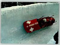 St. Moritz Bobbahn Viererbob Bob 1978