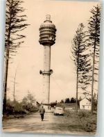 06567 O4712 Kyffhäuser Foto AK Fersehturm Auto