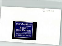 83607 W8150 Holzkirchen , Oberbay Vignette Firma Karl Wild Kunst-Rum-Essenz