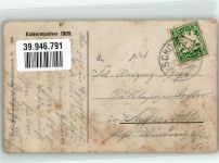 W8000 München Eine große Gruppe Landser in Uniform im Wald Ort lt. Fotograf Müller Kaisermanöver 1909 Gebrauchsspuren