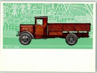 sign. Kovrizkin A. Fünf-Tonnen YAG-6 Lkw Künstlerkarte