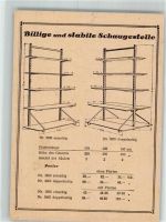 O7000 Leipzig Billige Gestelle für die Weihnachtsdekoration der Firma Ronniger & Pittroff Werbung Möbel Werbe AK