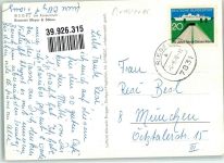 79359 W7839 Riegel , Kaiserstuhl Foto AK Fliegeraufnahme der Brauerei Meyer & Söhne Riegeler Bier
