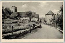97957 W6991 Igersheim 1942 Foto AK Burg Ruine Neuhaus