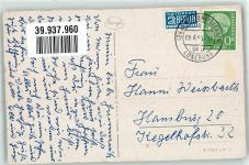 21394 W2121 Westergellersen 1955 Foto AK Bauernhaus Notopfermarke Berlin Ort lt. Stempel