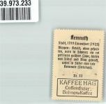 95478 W8584 Kemnath Vignette Wappen Werbung Kaffee Hag
