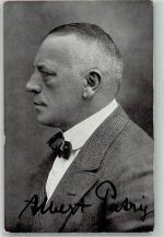 Albert Patry Stummfilm Faksimile Theaterschauspieler
