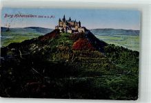 72379 W7450 Hohenzollern , Burg 1922 Foto AK Burg