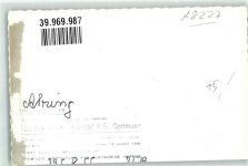 83313 W8227 Alzing , Kr Traunstein, Oberbay FOTO KEINE AK Kurheim Genesungsheim mit Hochgern Foto Original aus Archiv eines Ansichtskartenverlags Ort handschriftlich