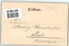 sign. Frank Ein Paar in klassischer Kleidung Mode Künstler Künstlerkarte