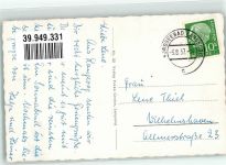26465 W2941 Langeoog 1957 Foto AK Schwimmbad Strand