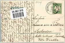 83671 W8174 Benediktbeuern 1910 Foto AK Haustatt Alm Benediktenwand