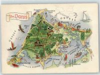 18375 O2383 Ostseebad Prerow - Kartenübersicht Der Darss