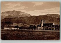 83671 W8174 Benediktbeuern 1922 Foto AK Kloster Kirche