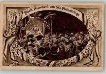 80. Geburtstag Bismarck Karte Bismarck 1921