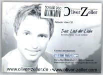 Zeller, Oliver , signiert Schlagersänger