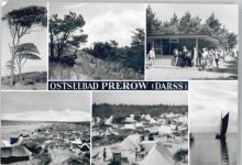 18375 O2383 Ostseebad Prerow - Weststrand, Cafe Strandeck, Campingplatz