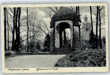 49584 W4557 Fürstenau b Bramsche, Hase - Ehrenmal, Kirche, Landpoststempel