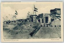26486 W2946 Wangerooge , Nordseebad - Burgen am Strand