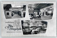 65396 W6229 Niederwalluf - Weinhaus Alte Winzerhalle