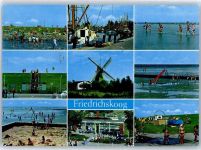 25718 W2228 Friedrichskoog , Dithm - Strandleben, Mühle, Hafen