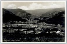 56841 W5580 Traben - Kirche, Ortsansicht, Partie an der Mosel