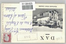 40100 Dax - Leporello, Fontaine d´eau Chaude, Hotel Splendid, Hotel des Thermes, Le Arenes et l´Adour