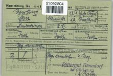 04720 O7301 Bennewitz b Döbeln - Landpoststempel