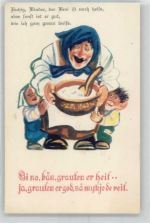 Kinder Spruch Brei Verlag Forlag Serie A Nr.16 Hexe