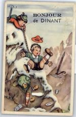 Dinant Gebrauchsspuren Leporello