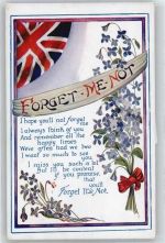 Flagge , Spruch Militär Großbritannien Künstlerkarte