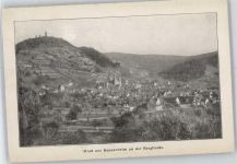 64646 W6148 Heppenheim (Bergstraße) - Kirche, Ortsansicht