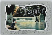 Toni , Passepartout Name auf AK