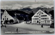 8720 Knittelfeld - Kapuzinerkirche, Postgebäude mit Zinken AKU1