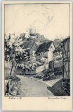 99830 O5908 Treffurt Künstlerkarte Kirchstrasse