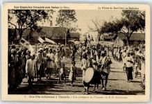 Rajasthan Thandla fete Prozession Bahnhof Indien