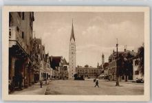 85276 W8068 Pfaffenhofen a d Ilm - Oberer Stadtplatz, Kirche