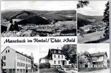 98693 O6313 Manebach - Dorfpartie