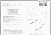 97786 W8781 Motten - Gasthof zum Biber