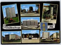84478 W8264 Waldkraiburg - Straßenansicht Auto Wappen