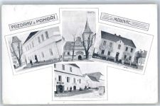 Pisek Pisek - Skola, Para, Kostel, Hostinec, Mirovic