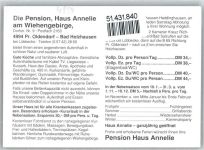 32361 W4994 Preußisch Oldendorf Nota Pension Haus Annelie