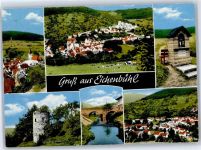 63928 W8761 Eichenbühl , Unterfr - Turm Brücke