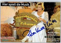 Originalunterschrift Musikanten Scheune Schlagersänger