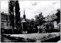 65343 W6228 Eberbach , Kloster - Kreuzgang mit Schwedenturm