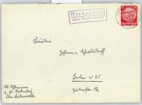 14943 O1710 Luckenwalde - Landpoststempel Niebendorf