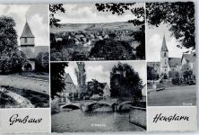 33165 W4791 Henglarn - Ehrenmal Brücke Kirche